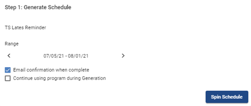 screenshot of checking first box
