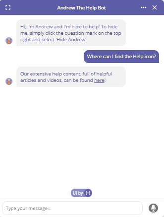 screenshot of andrew bot's answer