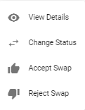 screenshot of more accepted options