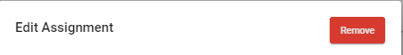 screenshot of edit assignment