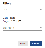 screenshot of filters