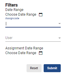 screenshot of filters
